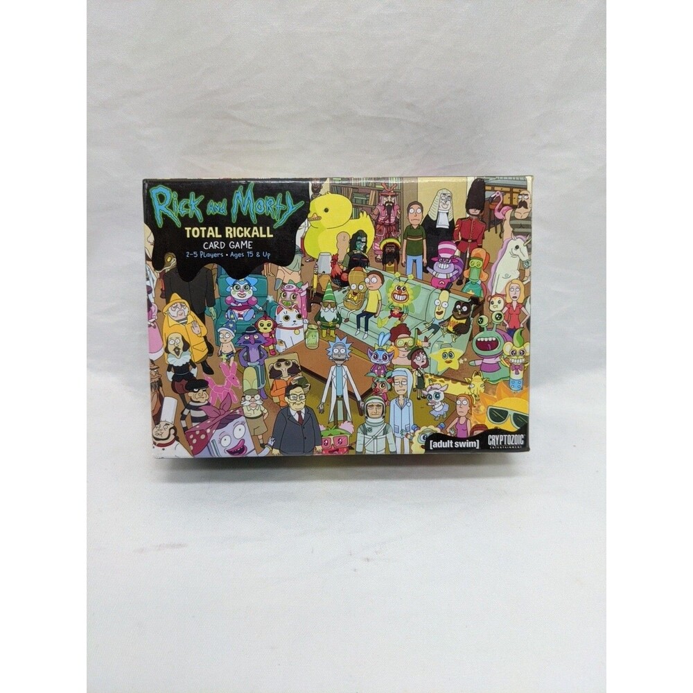 Rick And Morty Total Rickall Card Game Cryptozoic Entertainment Complete